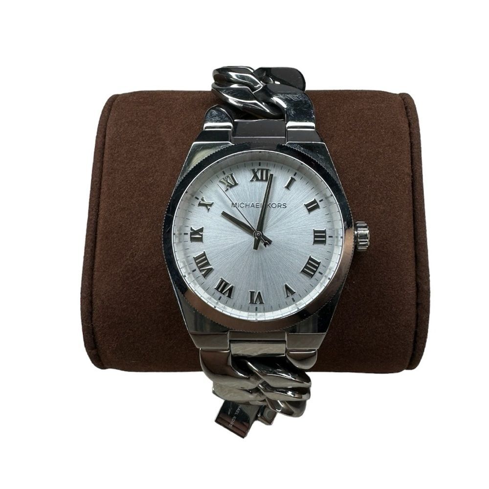 Michael Kors Channing Silver Dial Stainless Steel Ladies Watch MK3392